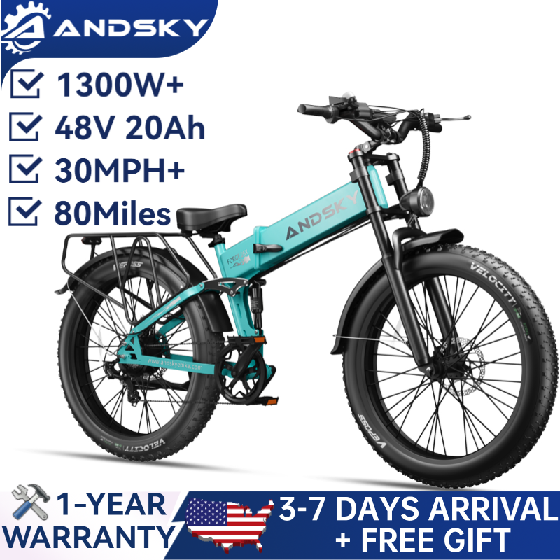 Commuting On Mountain Bike - دراجة كهربائية قابلة للطي ANDSKY Forge
