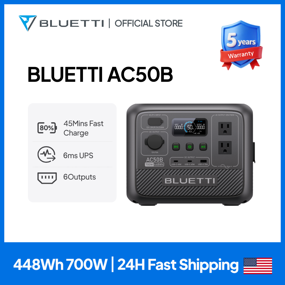 Usb Charger Dynamo - محطة طاقة محمولة BLUETTI AC50B بقدرة