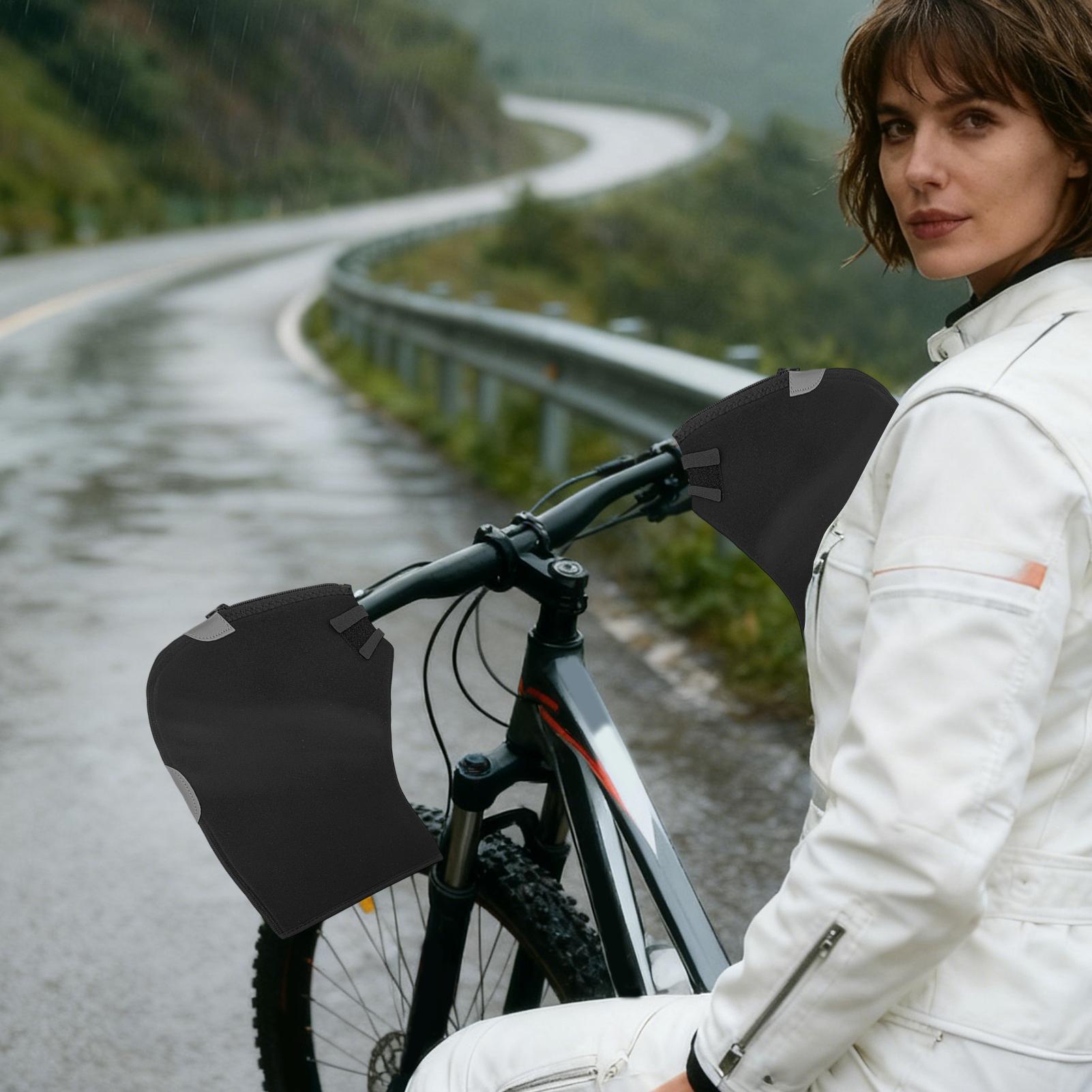 Waterproof Cycling Commute - قفازات مقود الدراجة المقاومة للرياح والماء