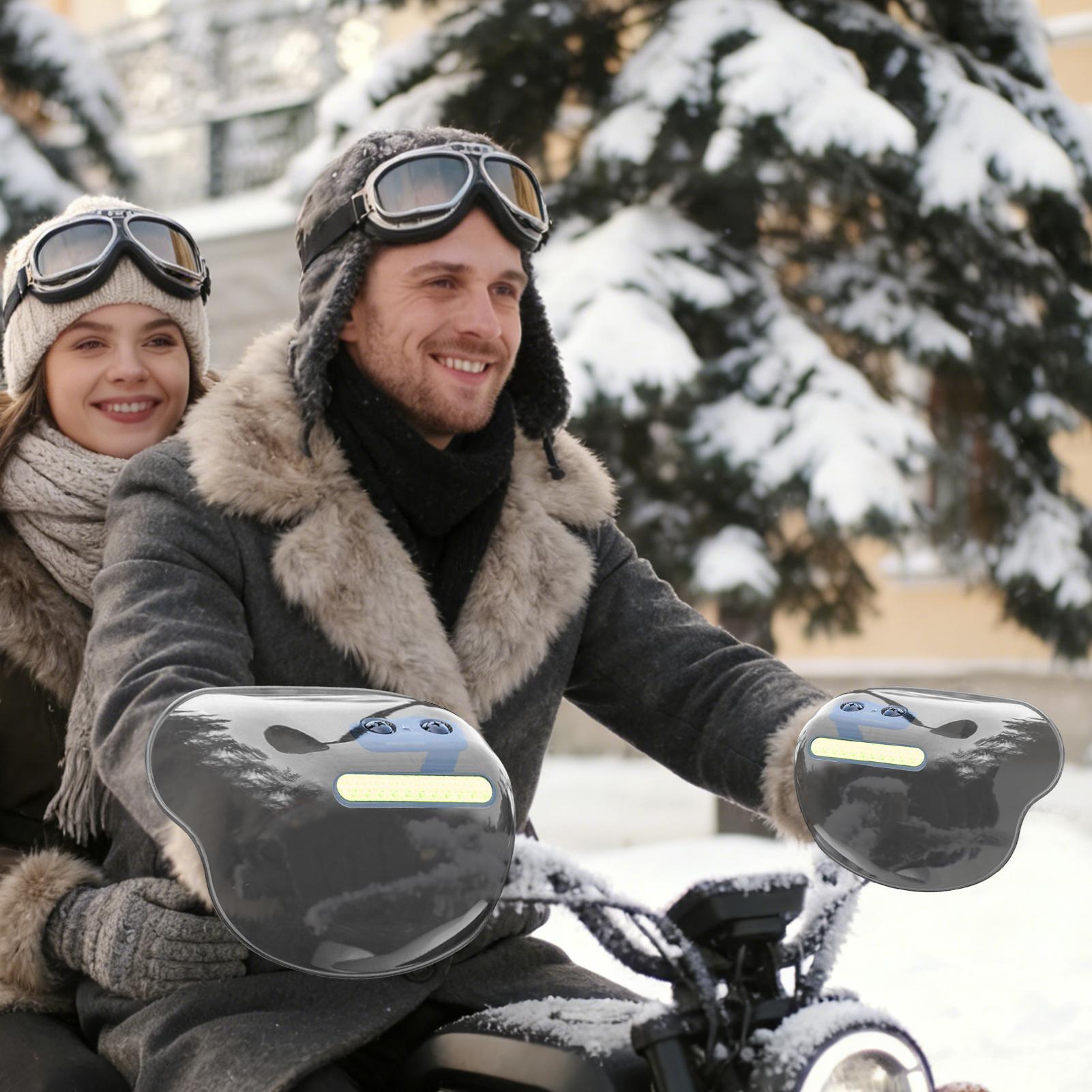 Winter Cycling Commute - سكوتر كهربائي مقبض الحرس سهلة التركيب