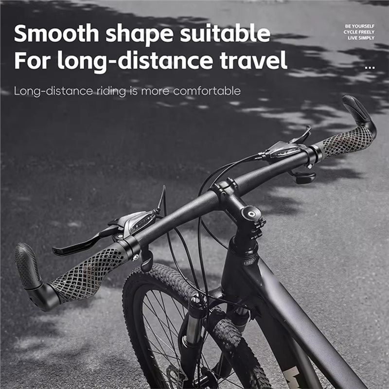 Cycling Commute Distance - مقبض دراجة مريح ومضاد للانزلاق من