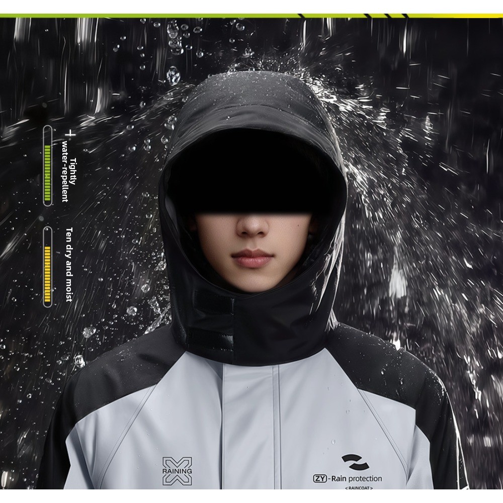 بدلة مطر للدراجات النارية مكون - مراجعة Cycling Rain Jacket Commute وسعره