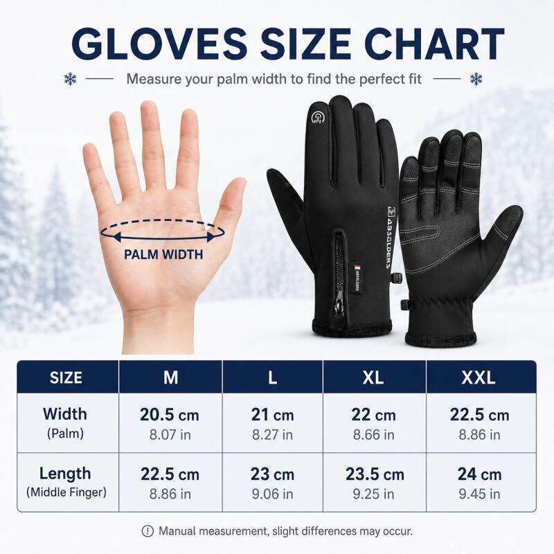 قفازات شتوية دافئة تعمل باللمس - مراجعة Winter Cycling Commute وسعره