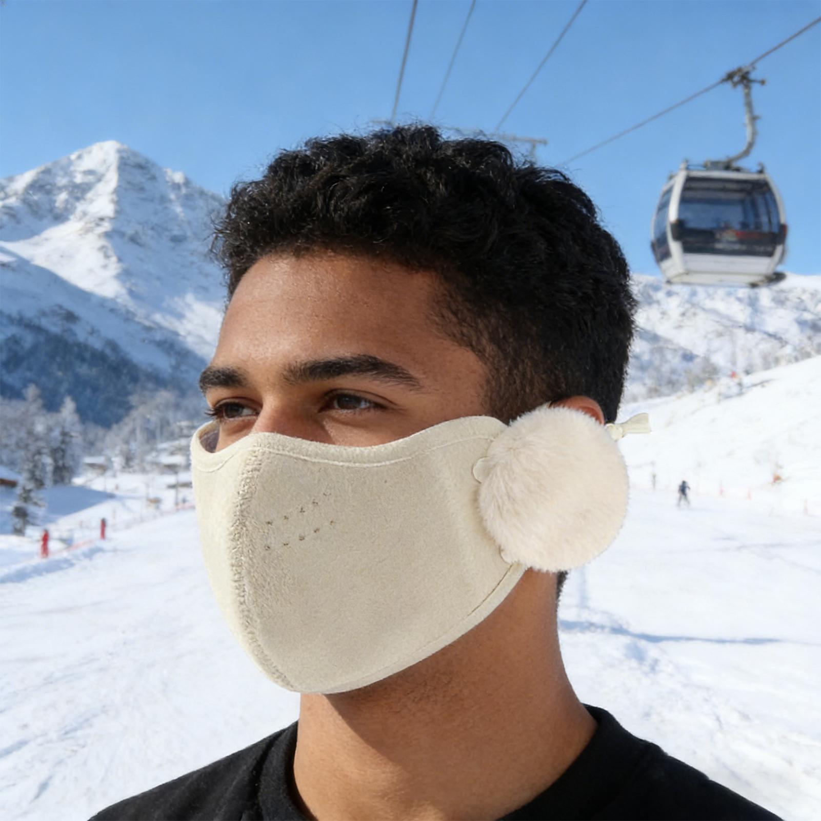 غطاء فم الوجه مقاوم للرياح، در - مراجعة Winter Cycling Commute وسعره
