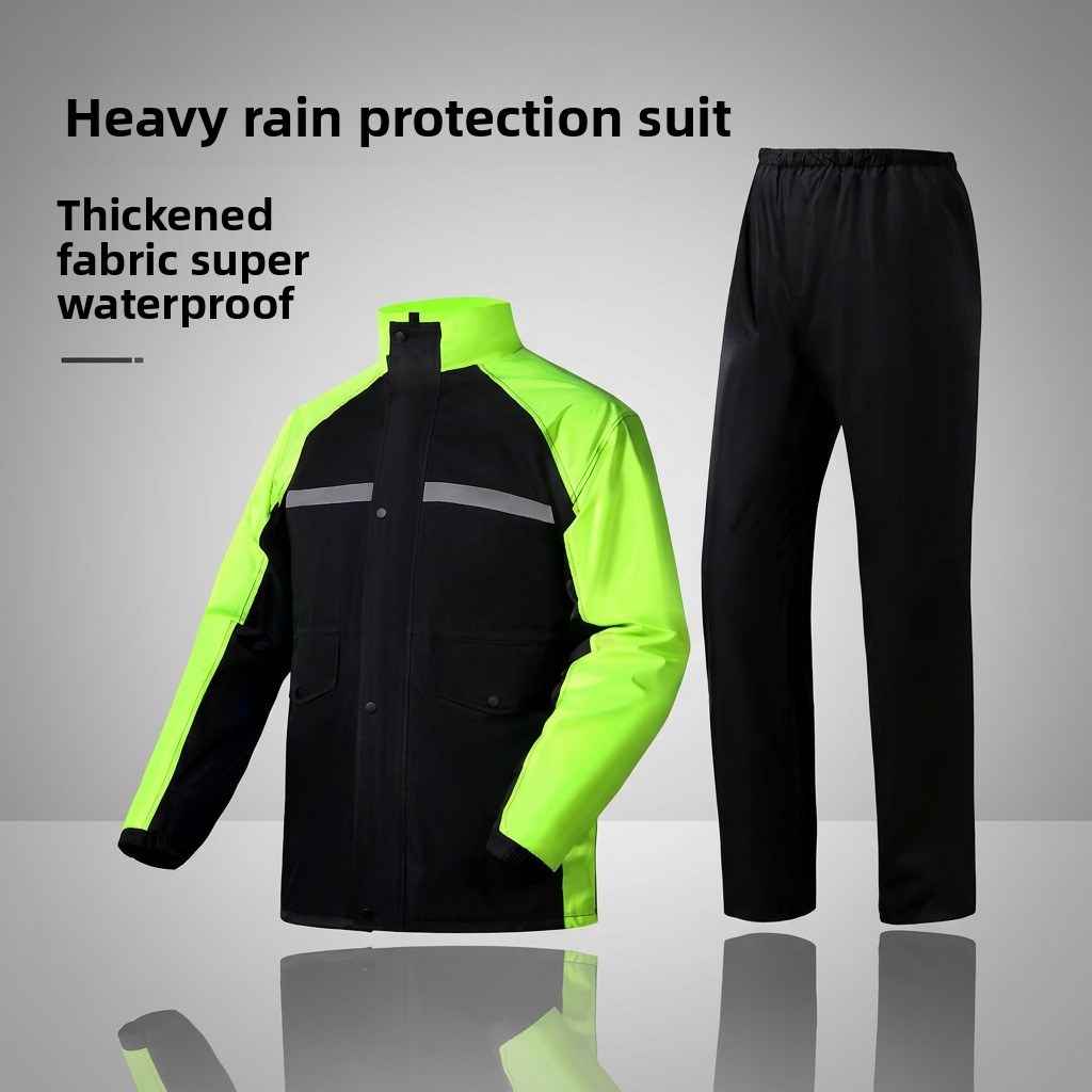 بدلة دراجات نارية مقاومة للماء - مراجعة Cycling Commuter Rain Gear وسعره