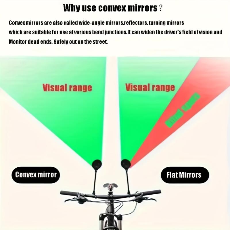 قطعتان من مرآة الرؤية الخلفية  - مراجعة Cycling Zones وسعره
